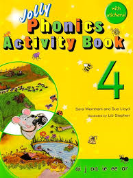 (دوجلدی) (4) Jolly phonics Activity book 