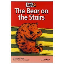 The bear on the stairs story book family (2)